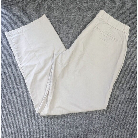 DOCKERS Khaki Pants Womens 16 Medium Beige Tan Casual Work Dressy College School - Picture 1 of 16